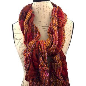 Imported🧣Handmade Ruffle Multicolored Scarf